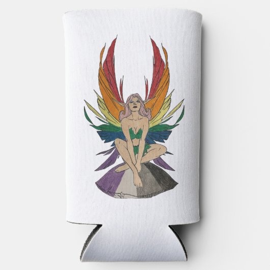 Asexual Faerie スリム缶クーラー (正面)