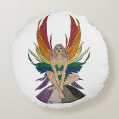 Asexual Faerie ラウンドクッション (裏面)