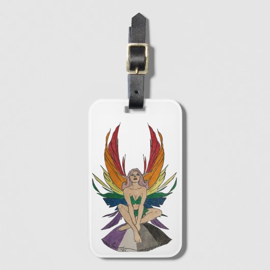 Asexual Faerie ラゲッジタグ (正面縦)