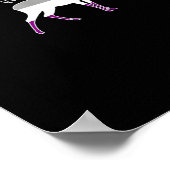 Asexual Flag Oh Deer Queer Pride Funny LGBT Design ポスター (角)