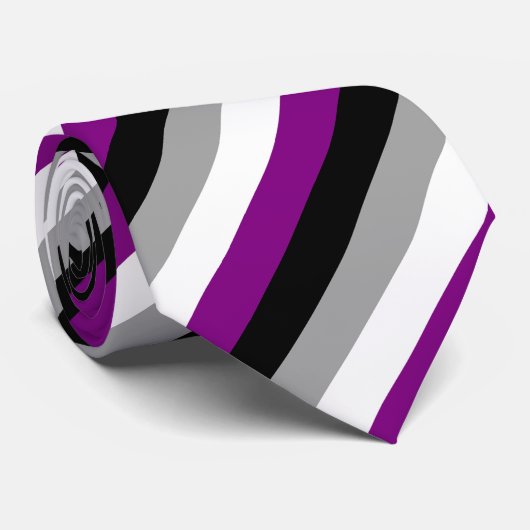 Asexual Flag Stripes  ネクタイ (ロール)