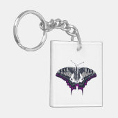 Asexual Flag Swallowtail Butterfly キーホルダー (正面左)