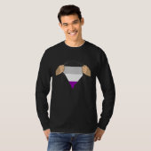 Asexual Flag Tシャツ (正面フル)