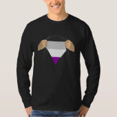 Asexual Flag Tシャツ (正面)
