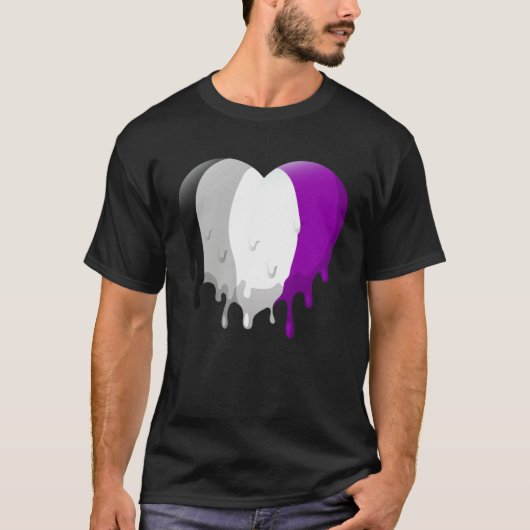 Asexual Heart Tシャツ (正面)