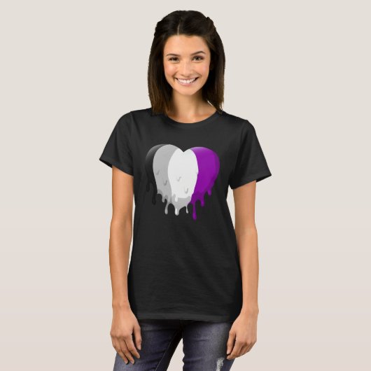 Asexual Heart Tシャツ (正面フル)