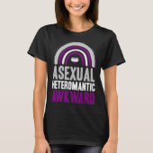 Asexual Heteroromantic Awkward Asexual Pride Bohem Tシャツ (正面)
