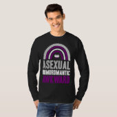 Asexual Homoromantic Awkward Asexual Pride Bohemia Tシャツ (正面フル)