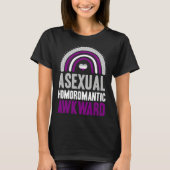 Asexual Homoromantic Awkward Asexual Pride Bohemia Tシャツ (正面)