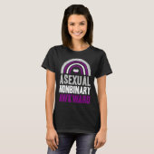 Asexual Nonbinary Awkward Asexual Pride Bohemian R Tシャツ (正面フル)