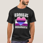 Asexual Omniromantic Pride Flag Cute  Ace Aestheti Tシャツ (正面)