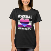 Asexual Omniromantic Pride Flag Cute  Ace Aestheti Tシャツ (正面)