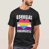 Asexual Panromantic Pride Flag Cute  Ace Aesthetic Tシャツ (正面)