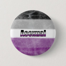 Asexual pride flag badge 缶バッジ