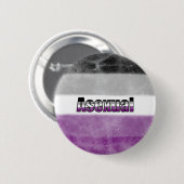 Asexual pride flag badge 缶バッジ (正面&裏面)