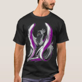 Asexual Pride Flag Design Support Asexuality LGBTQ Tシャツ (正面)