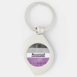 Asexual pride flag key ring キーホルダー