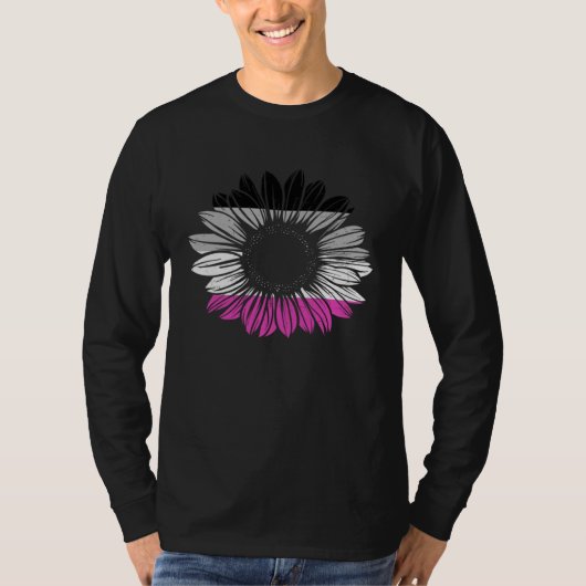 Asexual Pride Flower Tシャツ (正面)
