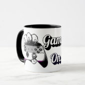 Asexual Pride Game On Tiger Paw Controller Mug 26 マグカップ (正面左)