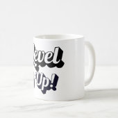 Asexual Pride Level Up Tiger Paw Controller Mug コーヒーマグカップ (正面右)