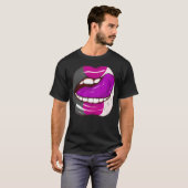Asexual Pride LGBTQ Ace Lips Party Tシャツ (正面フル)