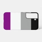 Asexual Pride Samsung Galaxyケース (裏面横)