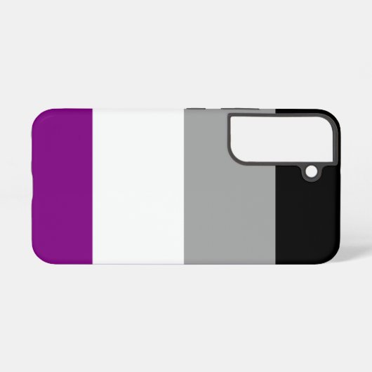Asexual Pride Samsung Galaxyケース (裏面横)
