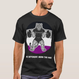 Asexual Pride Tiger Lifter Gym Shirt — 生まれながらに Tシャツ