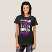 Asexual Rights Are Human Rights Protest March Ace  Tシャツ (正面フル)
