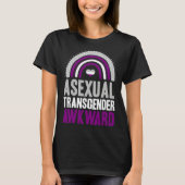 Asexual Transgender Awkward Asexual Pride Bohemian Tシャツ (正面)