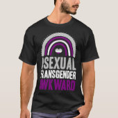 Asexual Transgender Awkward Asexual Pride Bohemian Tシャツ (正面)