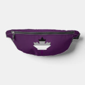 Asexuality pride maple leaf  ファニーパック (レイダウン)