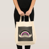 Asexuality rainbow pride  トートバッグ (正面(商品))