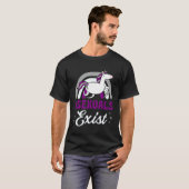 Asexuals Exist Asexual Pride Minimalist Rainbow Un Tシャツ (正面フル)