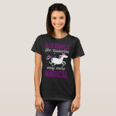 Asexuals Like Unicorns Only More Magical Asexual U Tシャツ (正面フル)