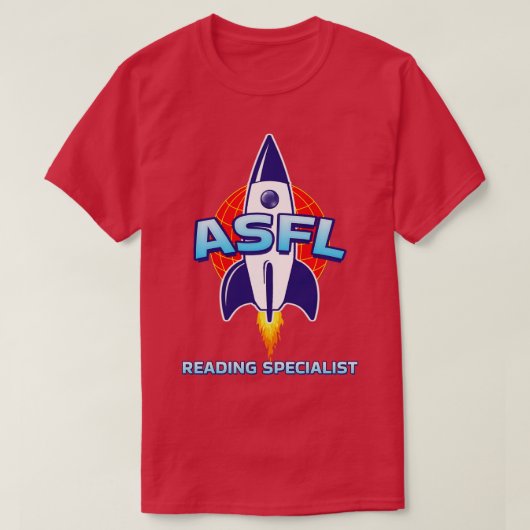 ASFLの読スペシャリストTシャツ Tシャツ (デザイン正面)