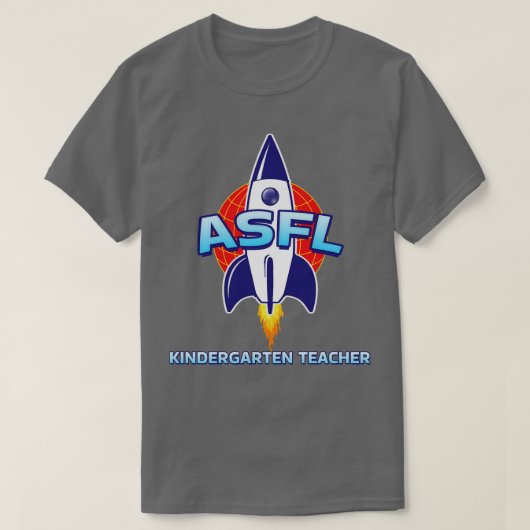 ASFL幼稚園先生Tシャツ Tシャツ (デザイン正面)