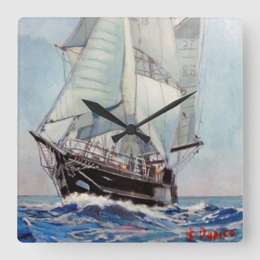 Asgard II スクエア壁時計 (正面)