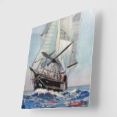 Asgard II スクエア壁時計 (傾斜)