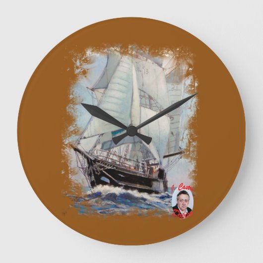 Asgard II ラージ壁時計 (正面)