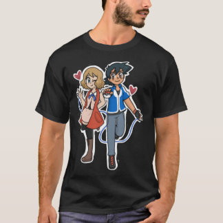 AshとSerena - Amourshipping .png Tシャツ