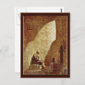 Ash水曜日、Spitzweg Carl ポストカード (正面/裏面)