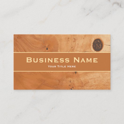 Ash Burl Wood Texture 名刺 (正面)