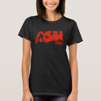 Ash Death 1981おたくギークヴィンテージグラフィック Tシャツ