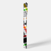 Ash Gray Black Multicolour Flannel Plaid Tartan Case-Mate iPhoneケース (裏面 / 右)