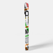 Ash Gray Black Multicolour Flannel Plaid Tartan Case-Mate iPhoneケース (裏面 / 左)