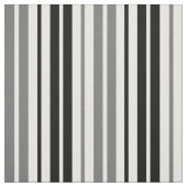 Ash Gray Black White Stripes Pattern   ファブリック (見本)