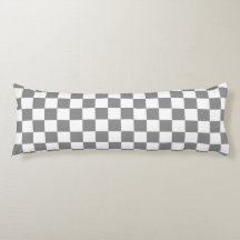 Ash Grey White Checkered Check Pattern