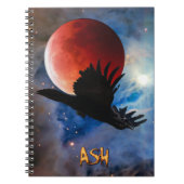 ASH Mystical Raven & Lipsed Moon Notebook ノートブック (正面)