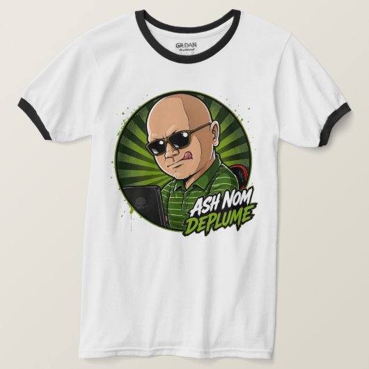 Ash Nom DePlume Ringer Tシャツ (デザイン正面)